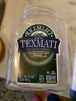 White American-Style Basmati Rice