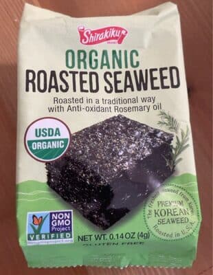 Organic Roasted Seaweed
