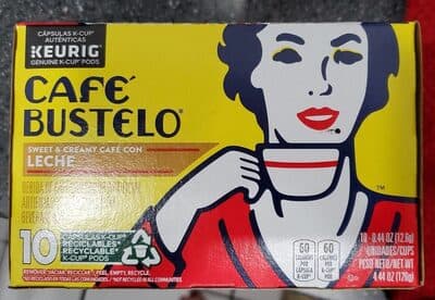 Sweet & Creamy Cafe Con Leche Flavored Coffee Beverage Mix K-Cup Pods