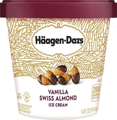 Vanilla Swiss Almond Ice Cream