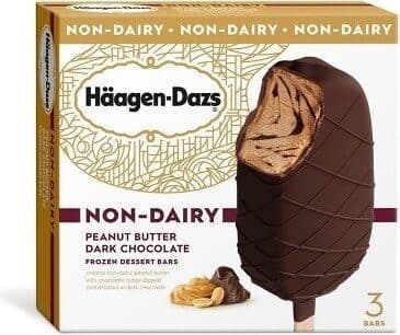 Peanut Butter Chocolate Fudge Frozen Dessert Bars