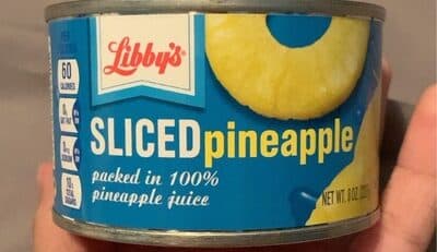 Sliced Pineapple Packed In 100% Pineapple Juice