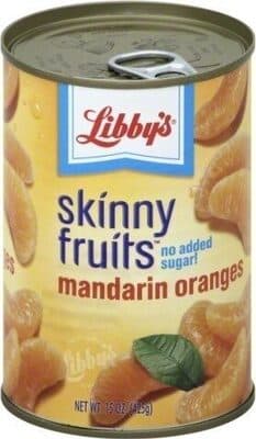 NO ADDED SUGAR! MANDARIN ORANGES SWEETENED WITH SPLENDA