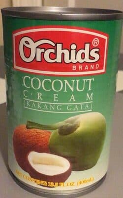 ORCHIDS, COCONUT CREAM