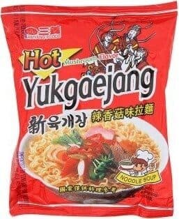 Samsung Foods Yukgaejang Hot Mushroom Flavour Noodle Soup