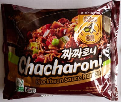 Chacharoni Black bean Sauce Ramen