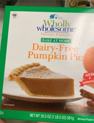 Pumpkin Dairy-Free Pie