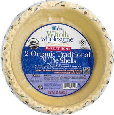 Traditional Organic Pie Shells