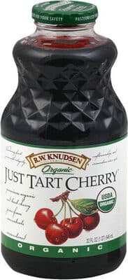 Just Tart Cherry 100% Organic Red Tart Cherry Juice From Concentrate