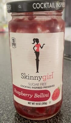 Raspberry Bellini Sugar Free Cocktail Inspired Preserves