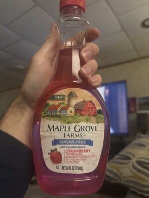 Sugar Free Low Calorie Syrup Strawberry