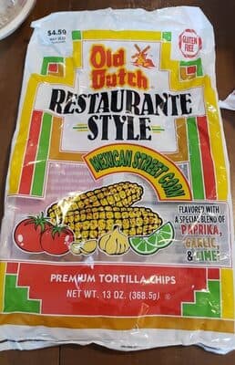 MEXICAN STREET CORN RESTAURANTE STYLE PREMIUM TORTILLA CHIPS, MEXICAN STREET CORN