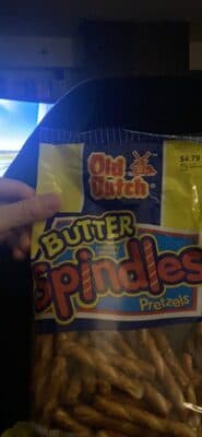 Butter Flavored Spindles Pretzels