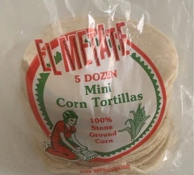 El metate mini corn tortillas