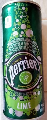 Perrier Sparkling Natural Mineral Water Lime