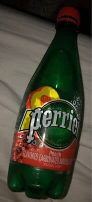 Peach Flavored Carbonated Mineral Water