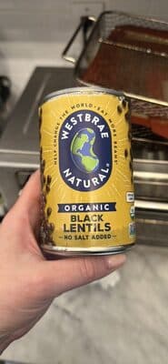 Organic Black Lentils
