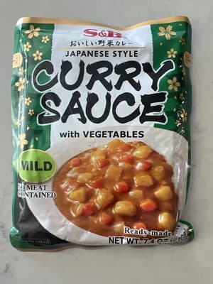 Curry Sauce With Vegetables, Mild