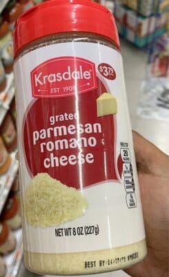 Grated Parmesan Romano Cheese