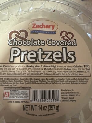 Chocolate Covered Pretzels