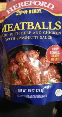Meatballs With Spaghetti Sauce