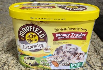 Mayfield Creamery Premium Moose Tracks Ice Cream