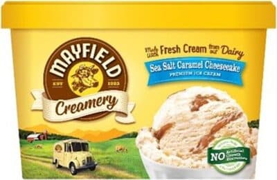 Premium Ice Cream, Sea Salt Caramel Cheesecake