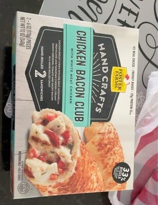 Chicken Bacon Club With White Meat Chicken Hand-Rolled Sandwiches