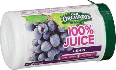 100% Grape Juice Frozen Concentrate