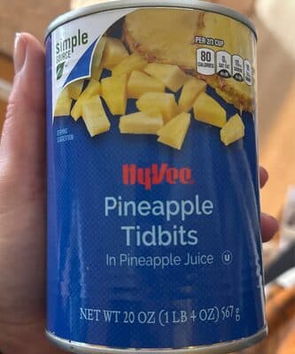 Pineapple Tidbits In Pineapple Juice