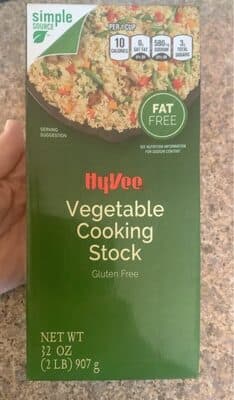Vegetable Fat Free Cooking Stock