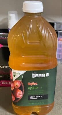 100% Apple Juice From Concentrate