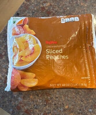 Unsweetened Sliced Peaches