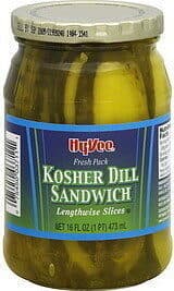 Kosher Dill Sandwich Lengthwise Slices
