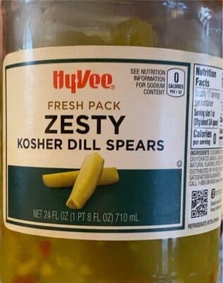 Zesty Kosher Dill Spears