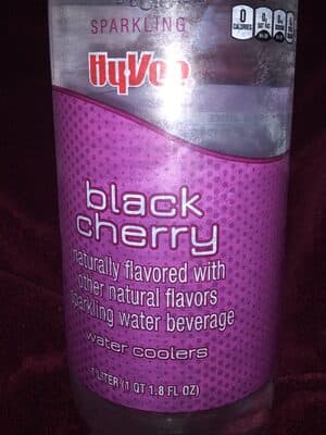 Black Cherry Sparkling Water Beverage