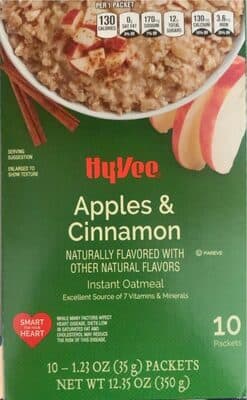 Apples & Cinnamon Instant Oatmeal