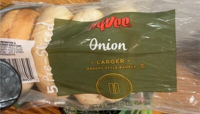 Onion Larger Bakery Style Bagels