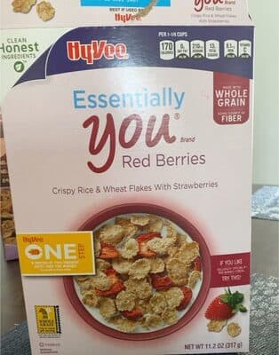 Essentially You, Red Berries Crispy Rice & Wheat Flakes with Strawberries