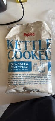 Sea Salt Malt Vinegar Flavored Kettle Cooked Potato Chips