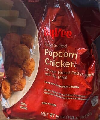 Popcorn Chicken Fully Cooked Chicken Breast Patty Fritters With Rib Meat