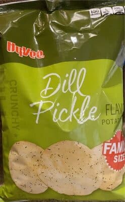 Dill Pickle Flavored Potato Chips