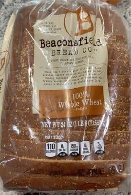 100% Whole Wheat Bread