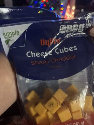 Sharp Cheddar Cheese Cubes