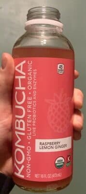 Raspberry Lemon Ginger Kombucha