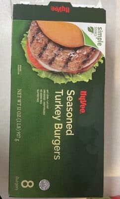 Seasoned Turkey Burgers