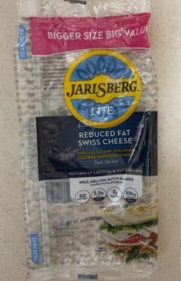 Lite Reduced Fat Deli Sliced Swiss Cheese