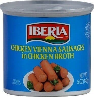 Chicken Vienna Sausages in Chicken Broth