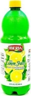 100% JUICE , LEMON