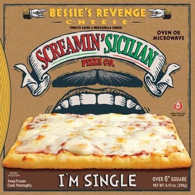 Bessie's Revenge Tomato Sauce & Mozzarella Cheese I'm Single Pizza
